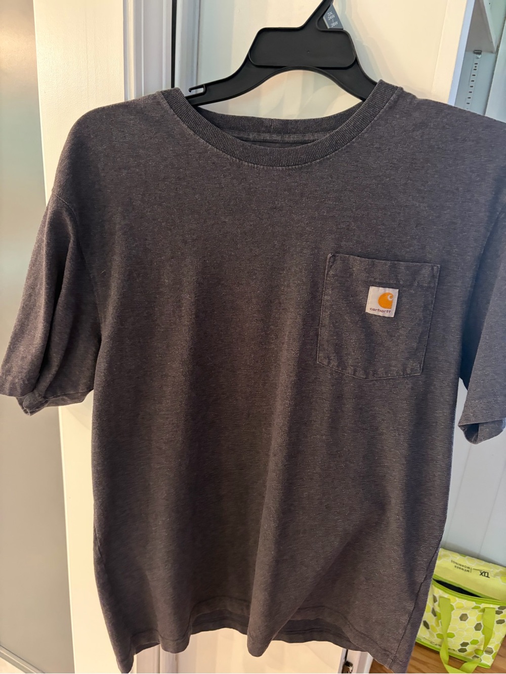 Carhartt Men's Med Short Sleeve Pocket Tee - Charcoal